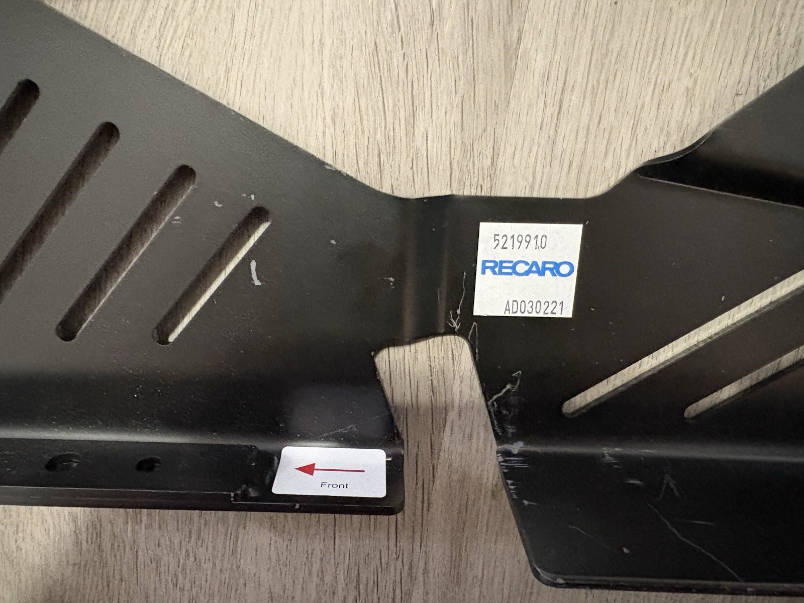 Genuine Recaro Steel Side Mount Brackets Adapters For Podium Seats 5219910 Pair