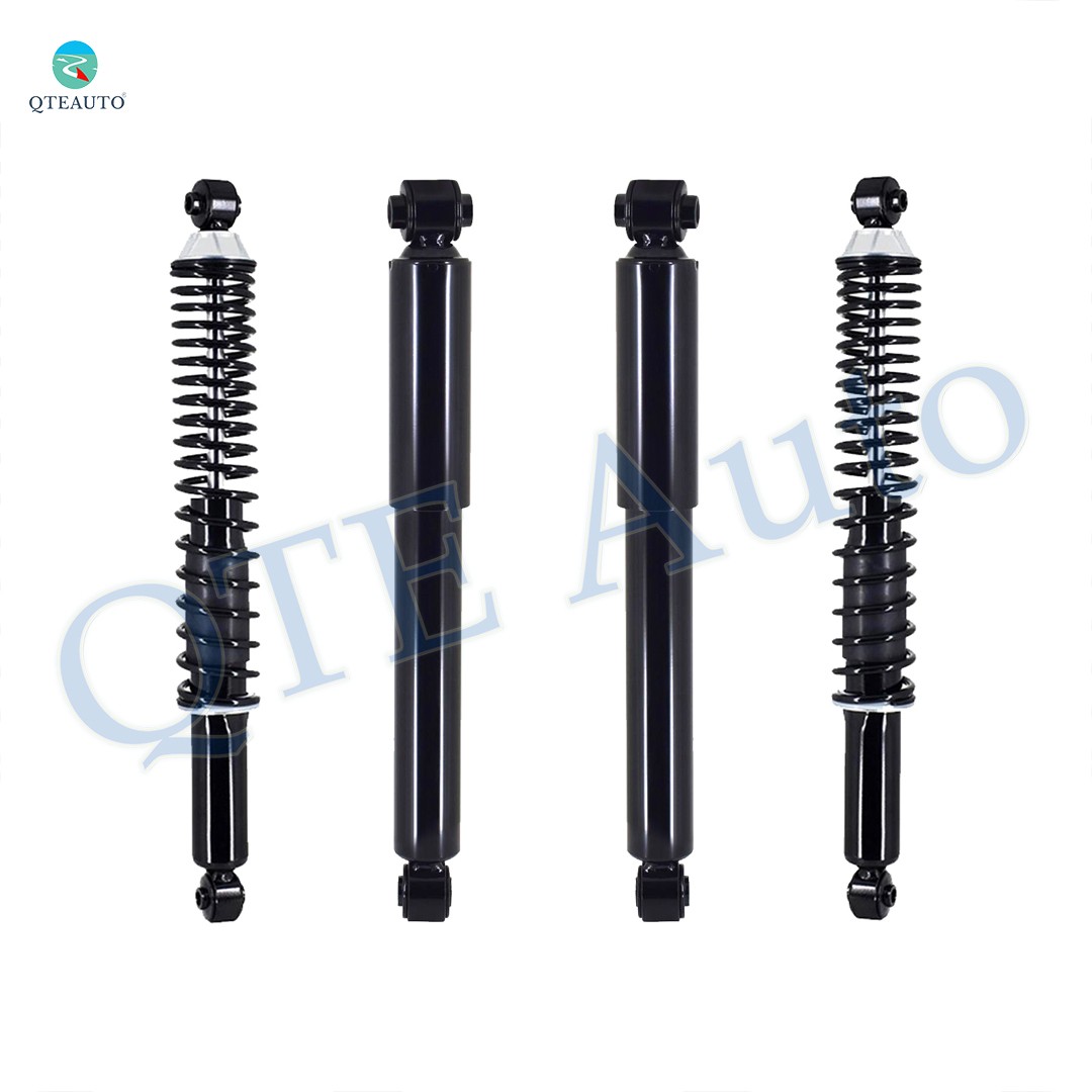 Set Front Shock-Rear Shock Kit For 2004-2009 Dodge Durango Monotube Performance