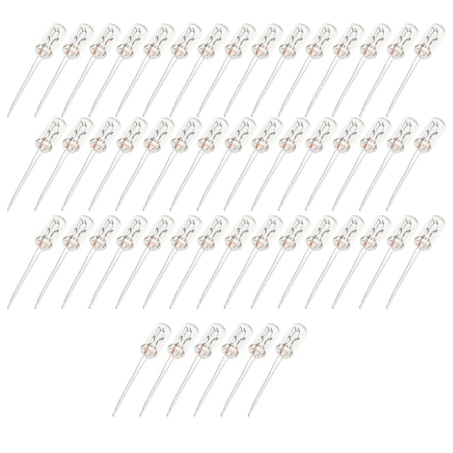 50 Pieces 4.7mm Mini Gauge Lamp Bulbs for Speedometer Cluster Backlight 12V-14V