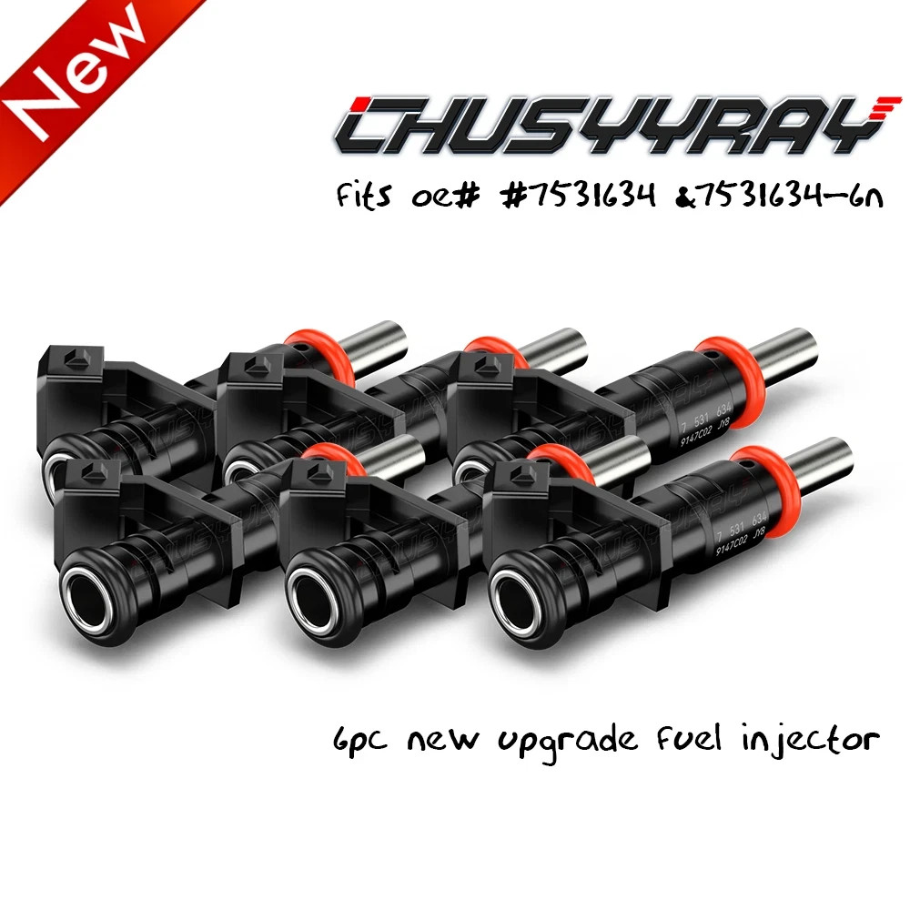 For 2006-13 BMW N52 3.0L Engine Fuel Injector Set 128i 328i 528i X1 X3 X5 Z4 OEM