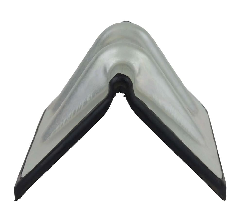 (10 Pack) Steel Corner Protector with Rubber Chain Cargo Flatbed