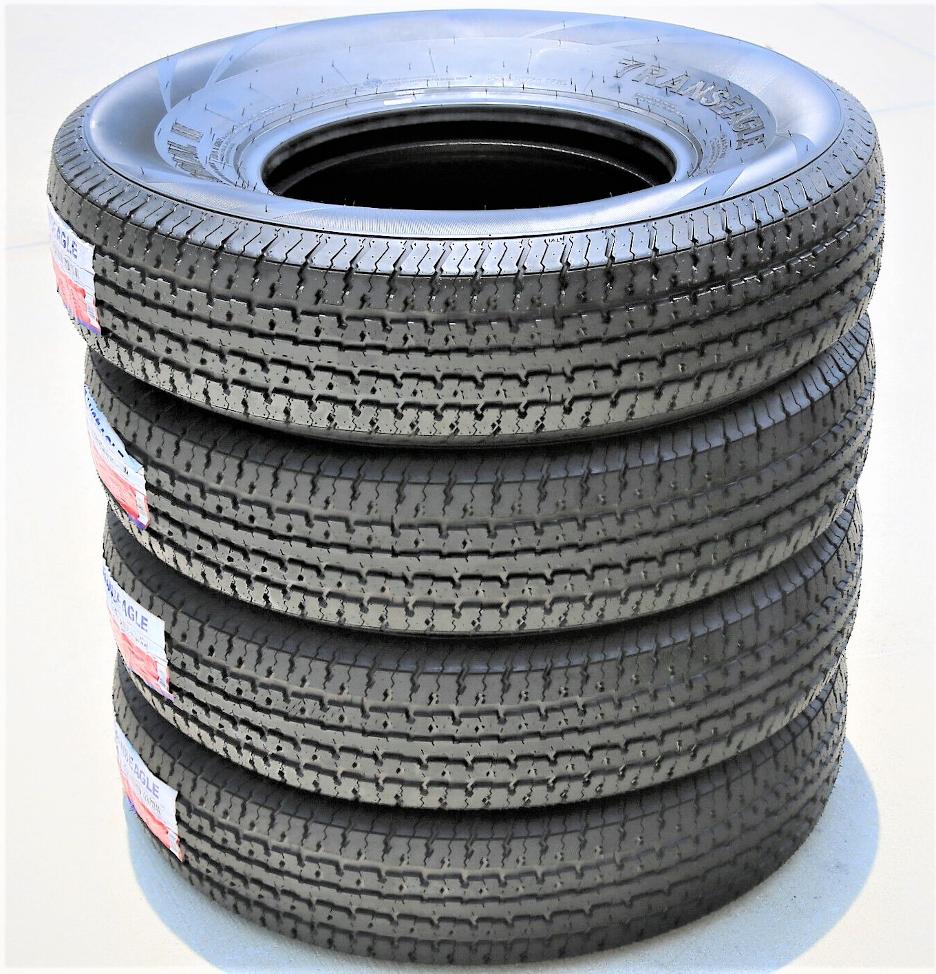4 Tires Transeagle ST Radial II Steel Belted ST 205/75R14 Load E 10 Ply Trailer