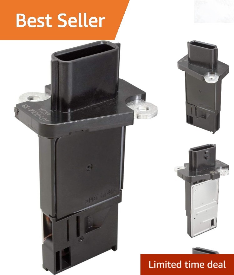 Mass Air Flow Sensor Black 1.46×1.82×3.57 Inches for Vehicle Engine