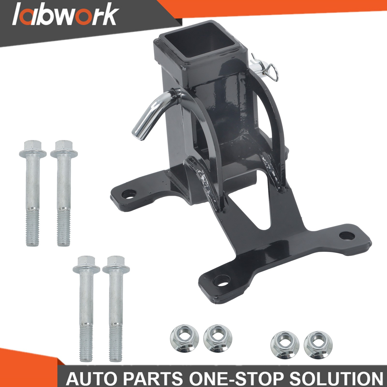 For Polaris RZR PRO XP 4 years 2020+ 2” Rear Receiver Tow Hitch Steel Black UTV