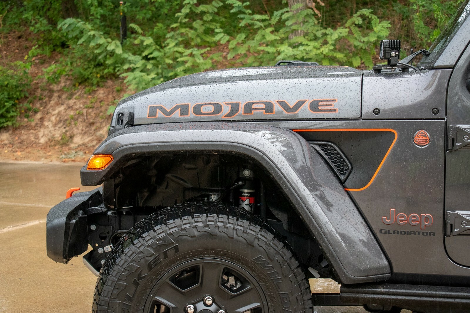 2-Layer Color Line Vent Blackout Decal- Fits JL Wrangler & Gladiator PAIR