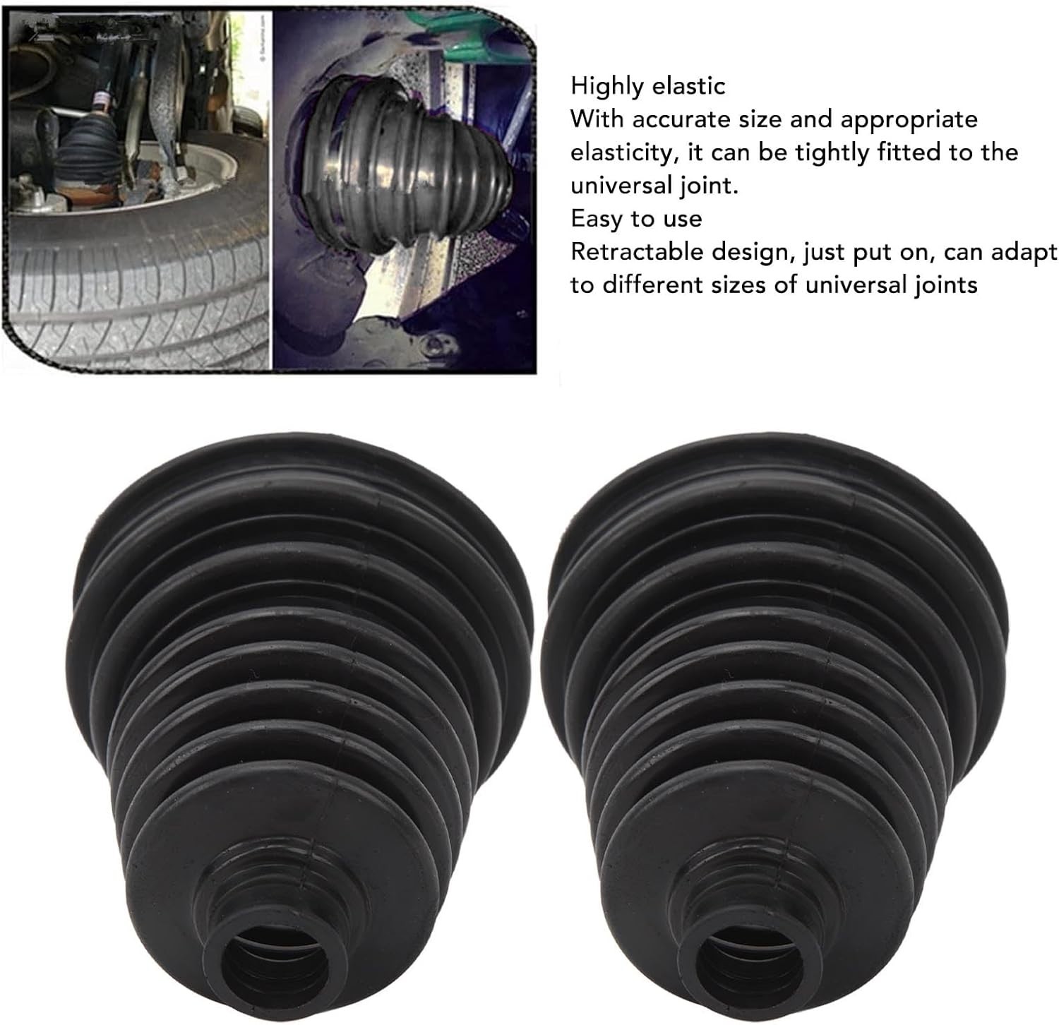 Comprehensive 2pcs CV Boot Repair Kit – Superior Silicone for Maximum Protection