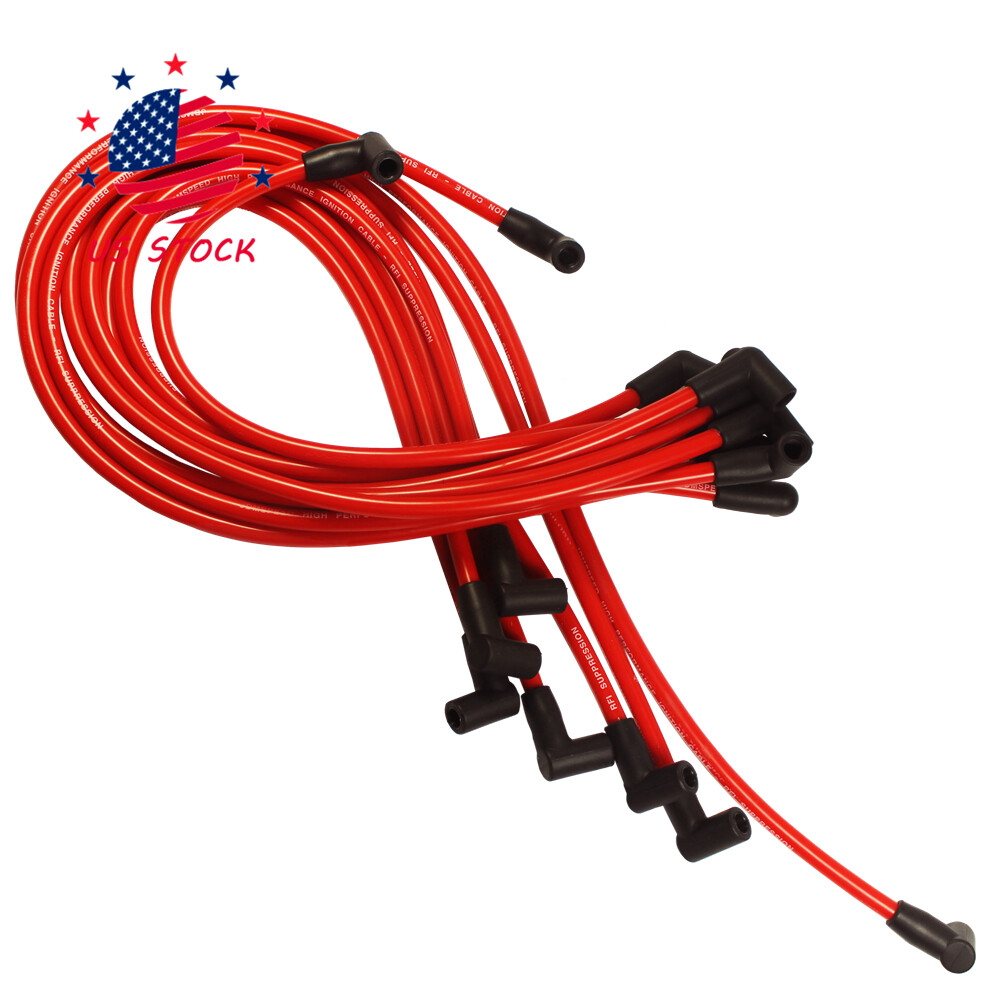 JDMSPEED High Performance Electronic Spark Plug Wire Set HEI SBC BBC 350 10.5MM