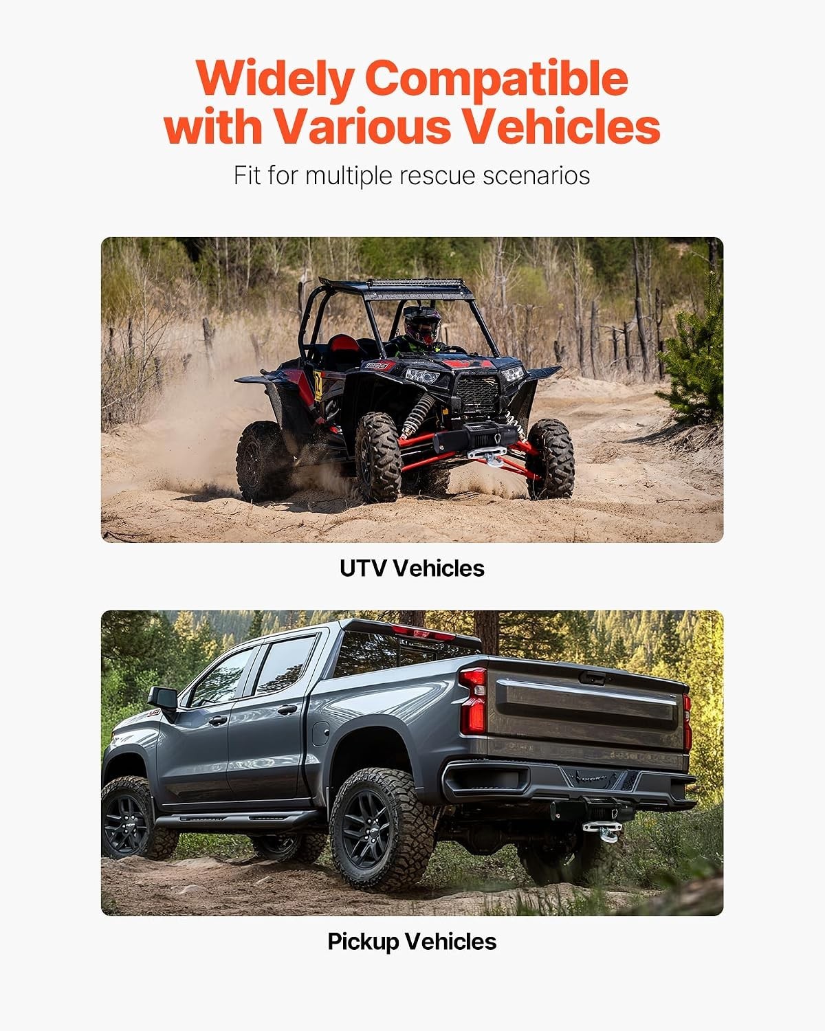 ATV & UTV Winch Mount – 15000 lbs Load Capacity, Rust-Resistant Steel Design