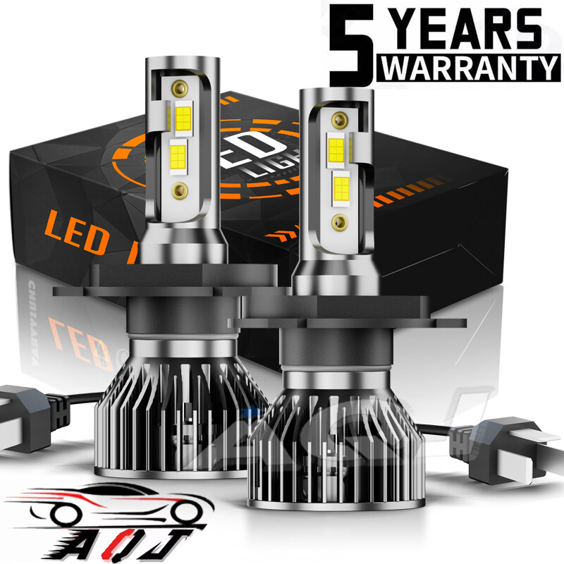 For Nissan Versa 1.6 SV S Sedan 2007-2021 H4/9003 LED Headlights High Low Bulbs