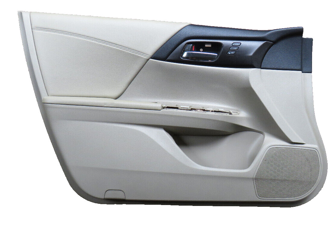 2014 HONDA ACCORD FRONT LEFT DRIVER SIDE DOOR PANEL AS SEEN IN PICTURES