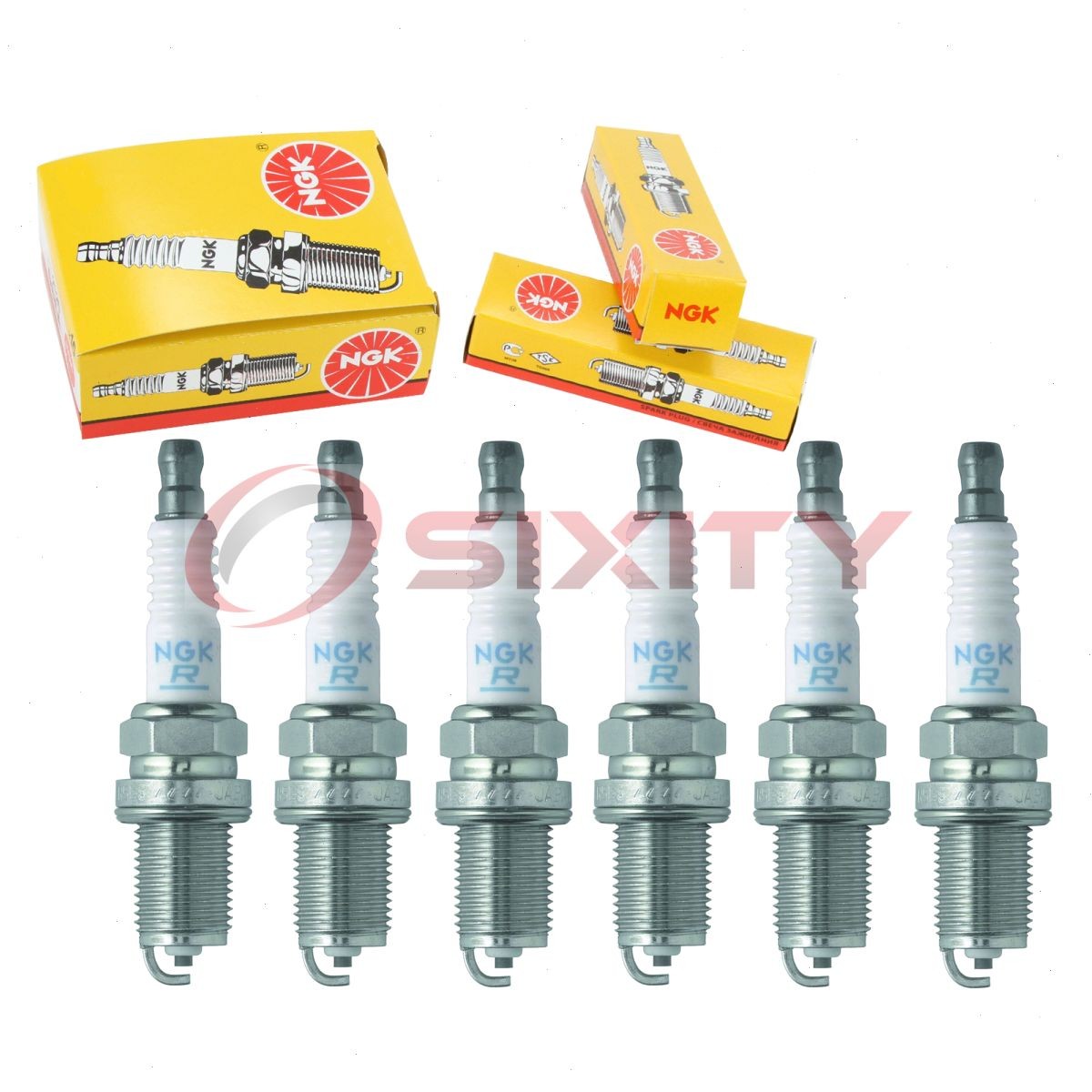 6 pc NGK 4952 BKR7ES-11 Standard Spark Plugs for K7TC K7RTC 94709-00399 xq