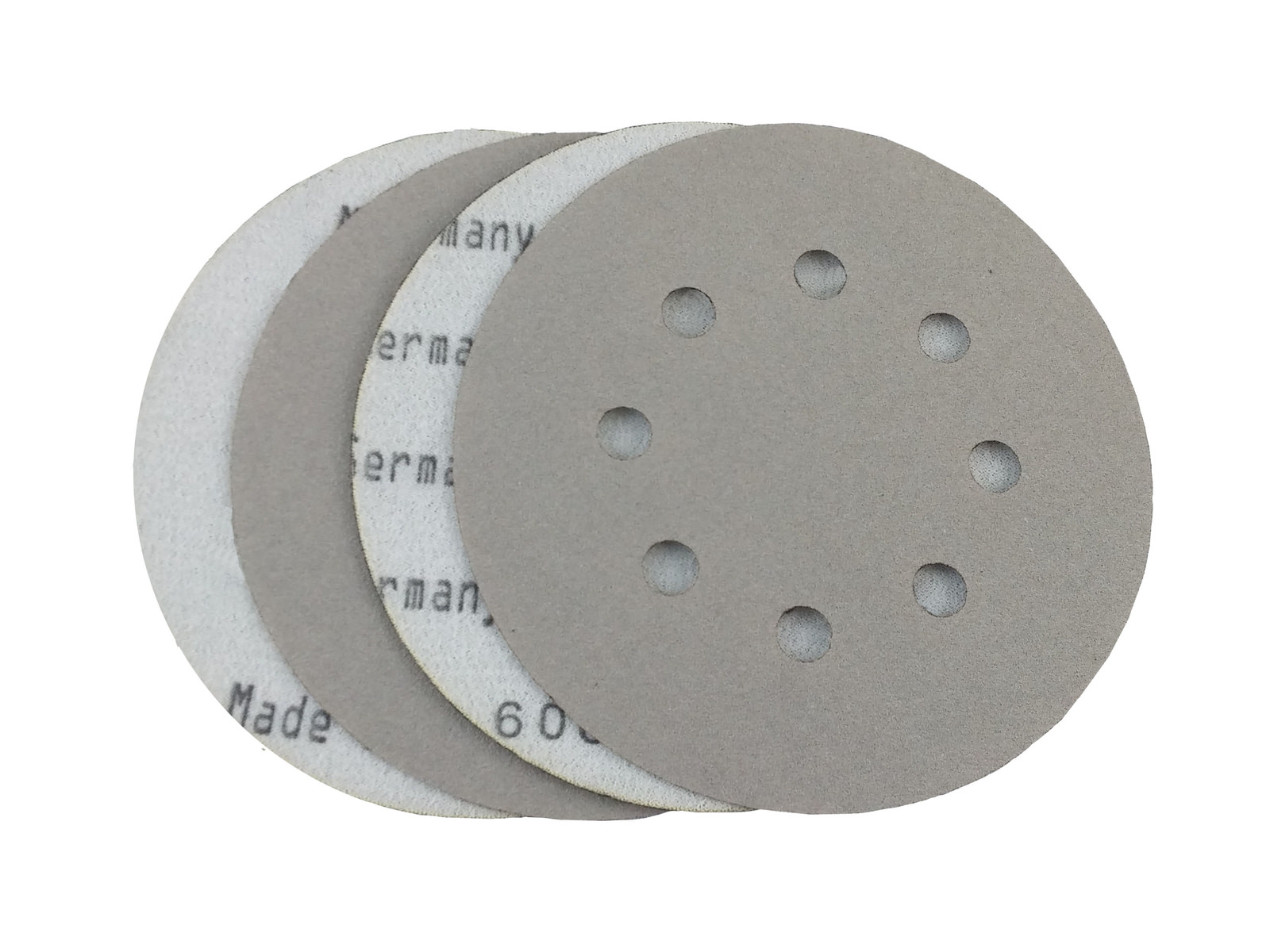 5″ X 8 Hole Platinum Film Hook and Loop Grip Sanding Discs (50 Pack, 1000 Grit)