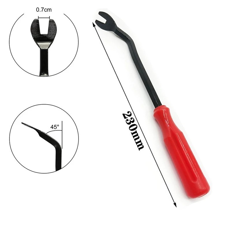 Auto Trim Removal Tool Set Door Panel Clip Pry Crowbar Radio Installer Tool