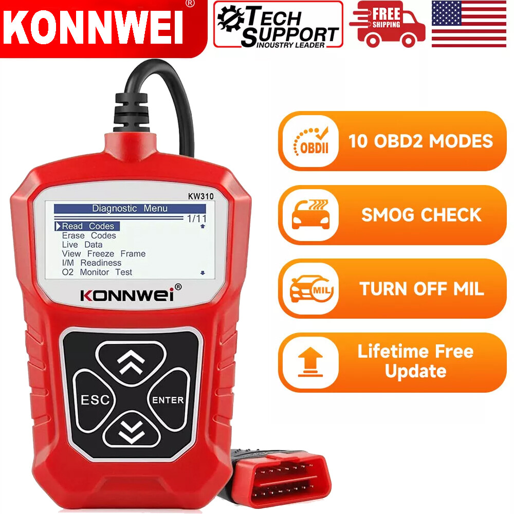 Car OBD2 EOBD Scanner Code Reader Auto Diagnostic Scan Tool Check Engine Fault