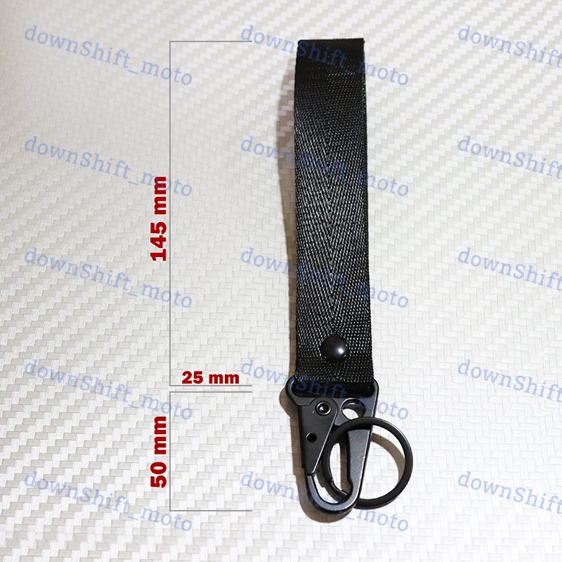 Universal Keychain Metal key Ring Hook Strap Lanyard Nylon for BRIDE RACING JDM