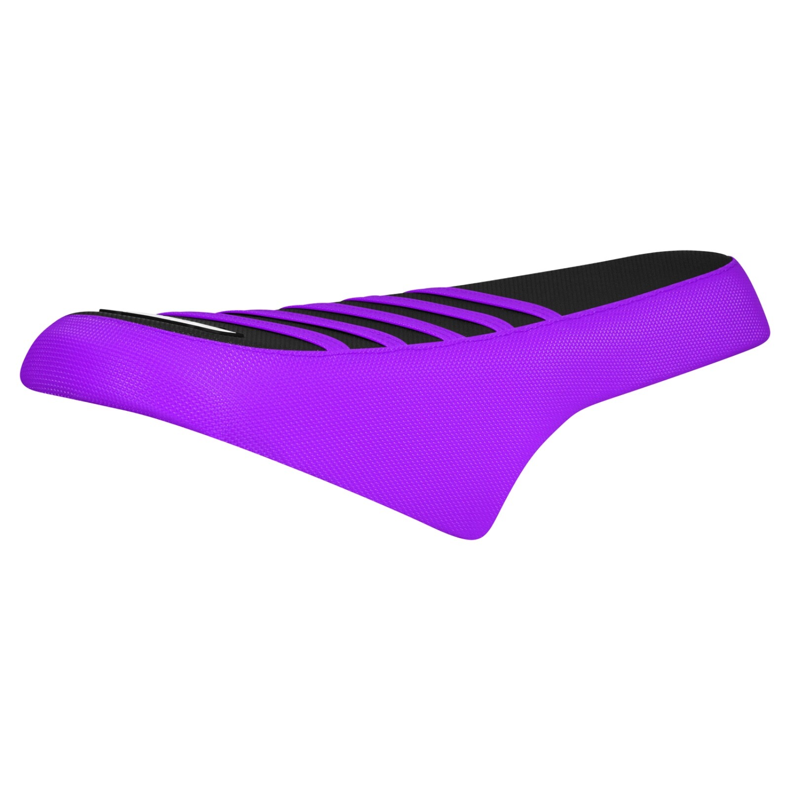 Ridstar Q20 Ebike gripper seat cover by Enjoy mfg PURPLE/BLACK/PURPLE ribs #477