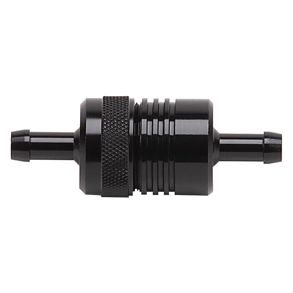 Russell Fuel Filter 645090; 40 Micron Bronze, Black Aluminum, 5/16 in. Barb
