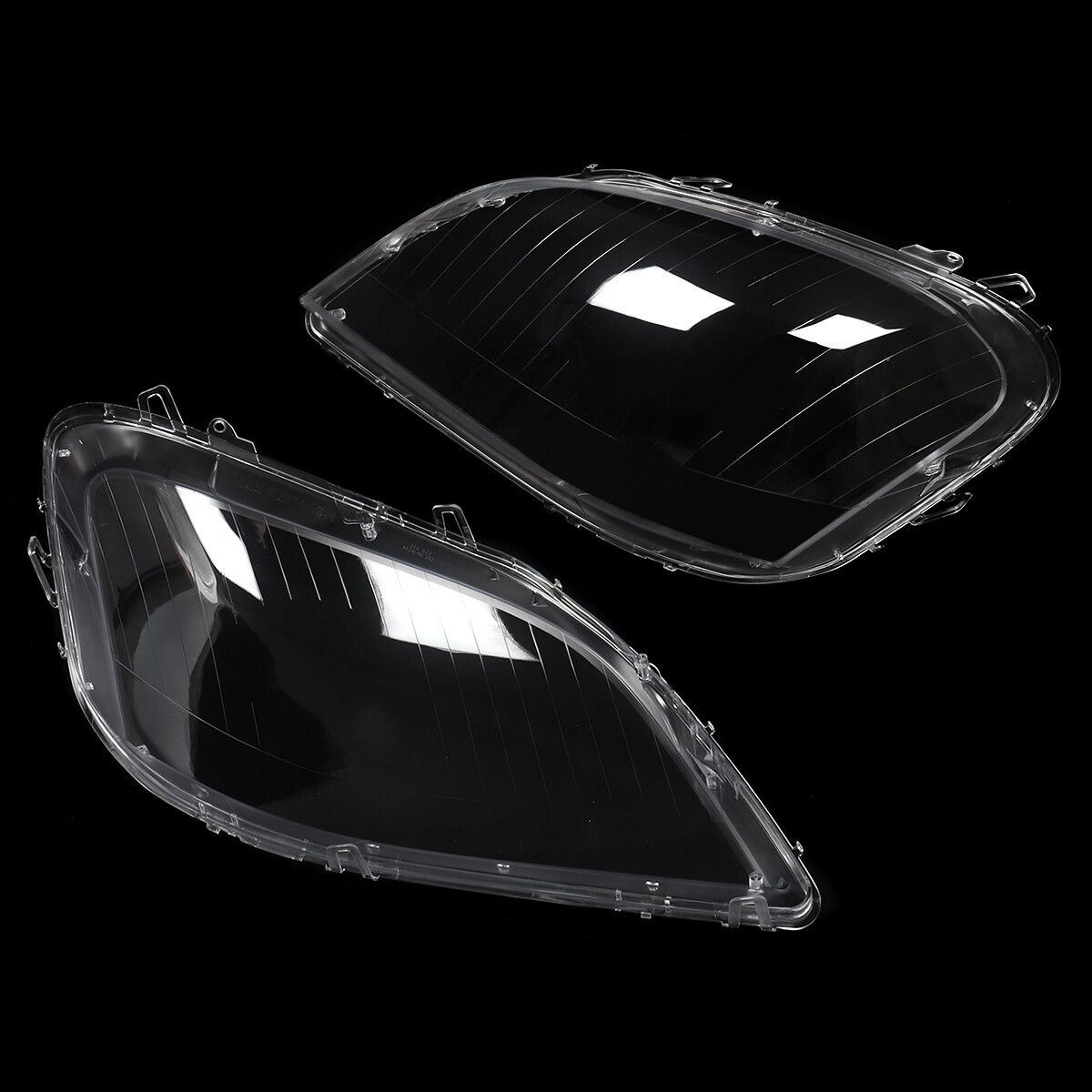 For 2006-2008 Mercedes Benz ML350 Class W164 Pair Headlight Headlamp Lens Covers