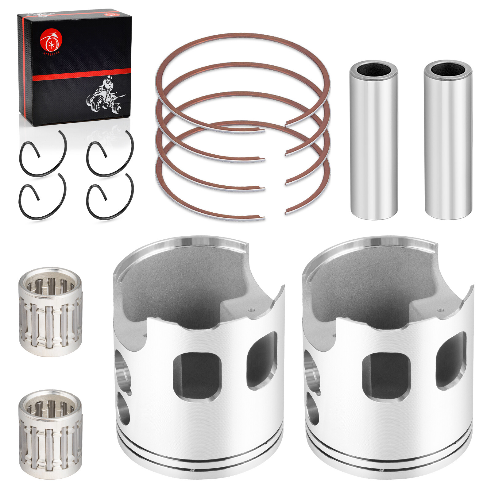 Banshee 350 64mm 64.00 Standard Bore Forged Pro Lite Pistons & Ring Bearing Kit