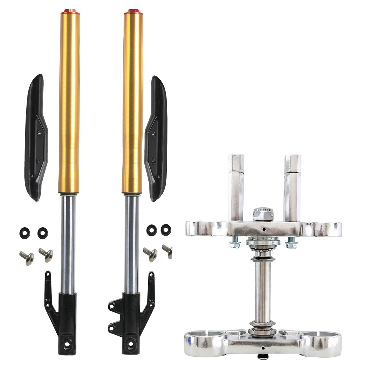 630mm 45/48mm Front Forks Triple Clamp For 12mm Razor Pit Dirt Bike Apollo SSR