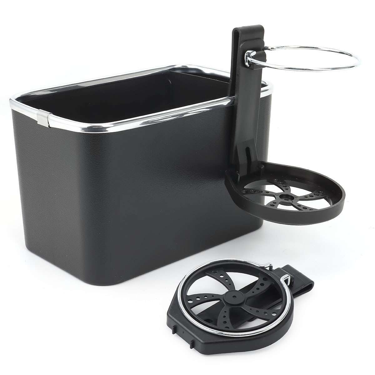 Car Auto Armrest Box Cushion Pad Center Console Storage Box With Cup Holder SALE
