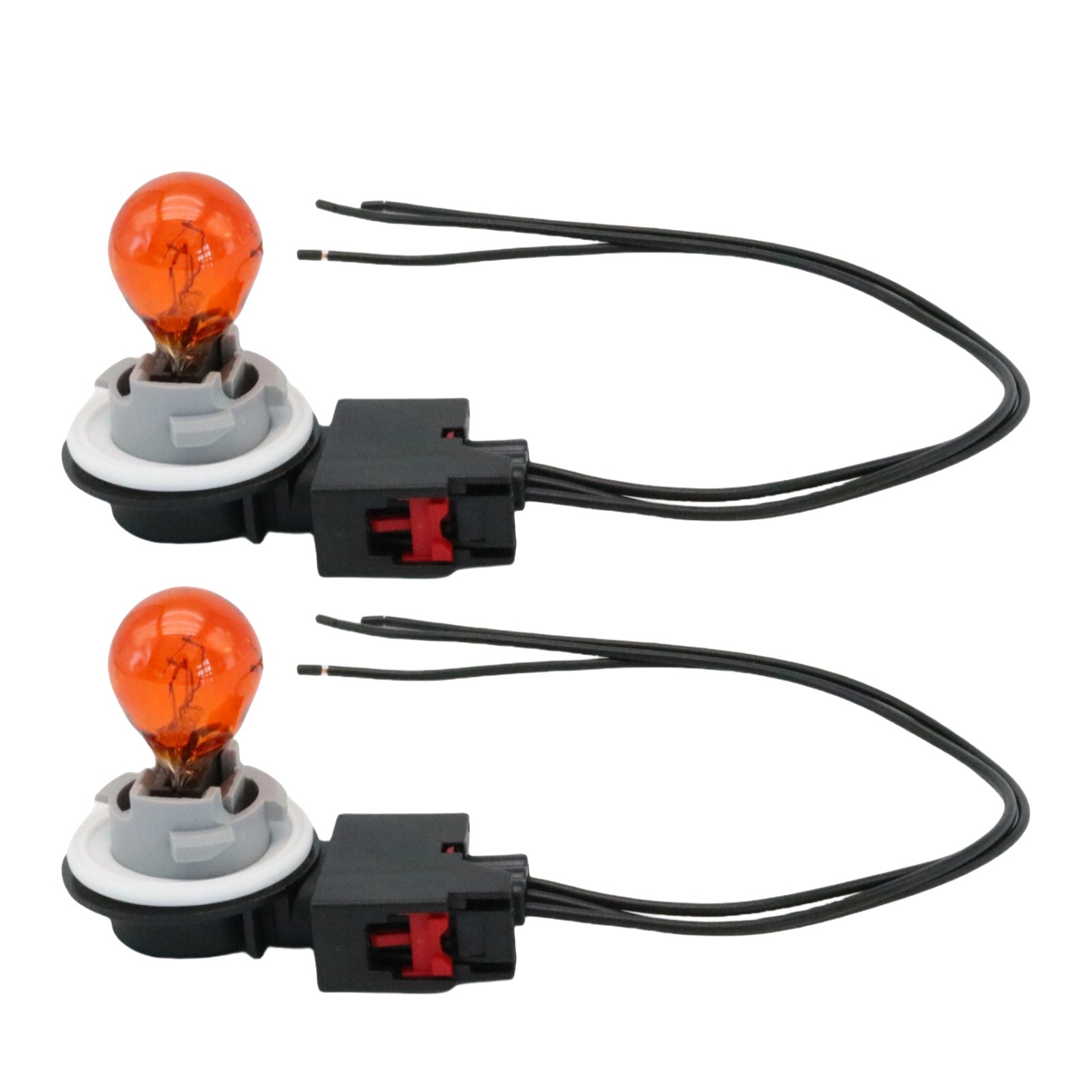 2Pcs New Turn Signal Light Sockets＆Bulbs＆/Plug Fits Jeep Dodge Chrysler US Stock