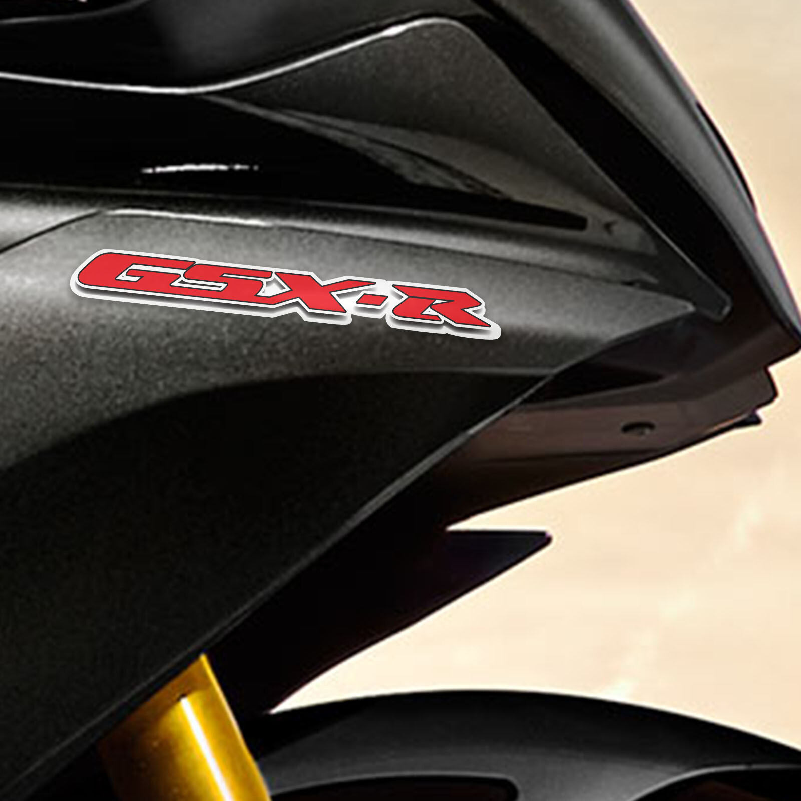8cm RED Fairing Sticker Decal Letter Motorcycle For Suzuki GSXR GSX-R
