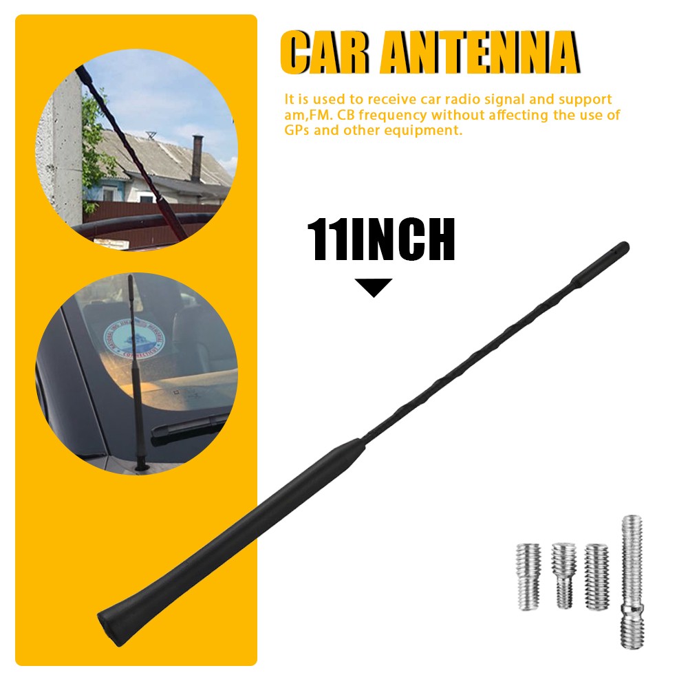Power Antenna Radio AM/FM Replacement Mast for Trunk SUV Pickup Plastic + Copper