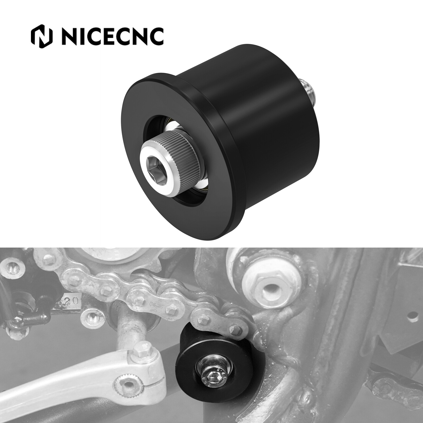 For Honda TRX450ER TRX450R Lower Chain Roller Slider Guide PA Nylon 2006-2014