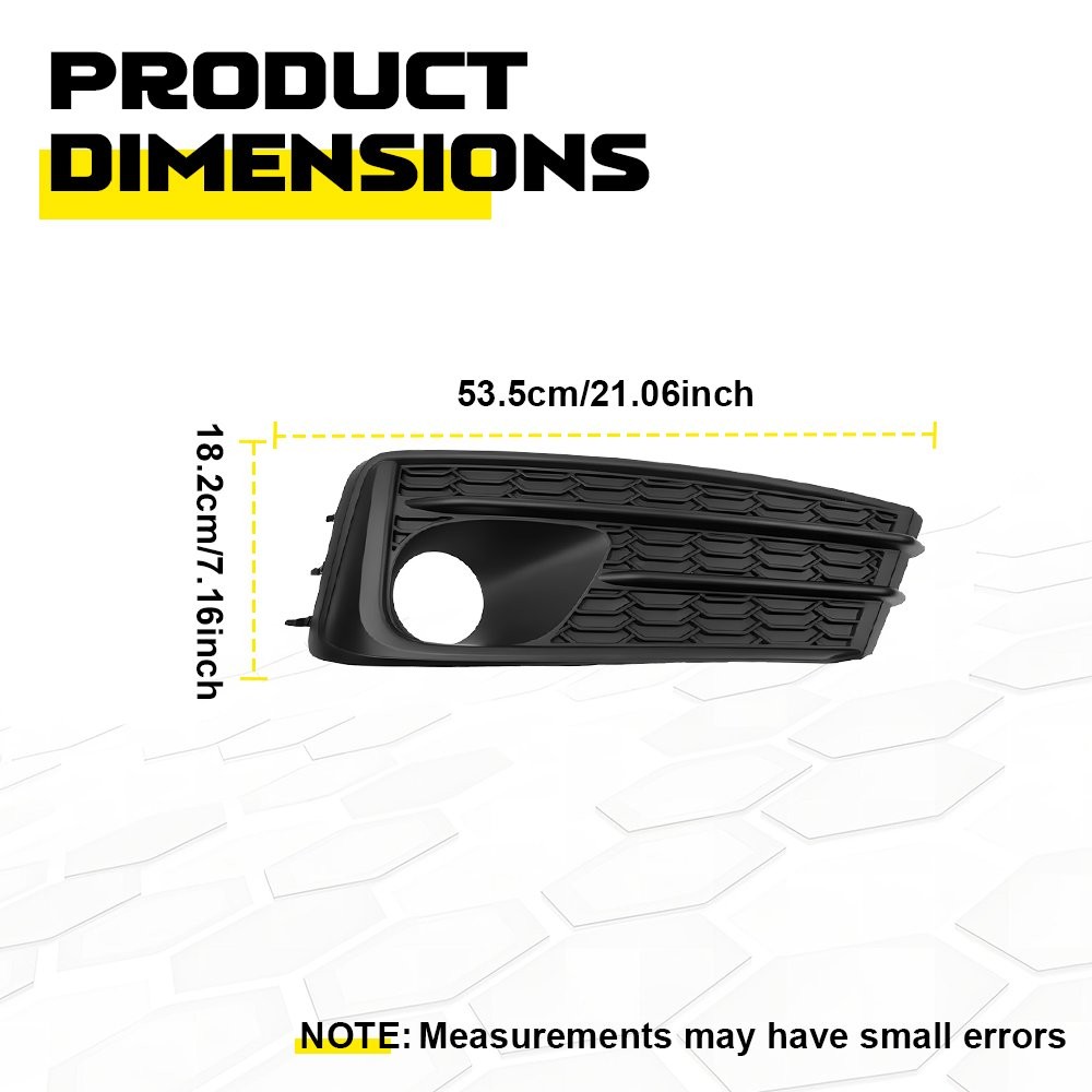 Front Fog Light Lamp Cover Bezel w/Hole For 2020-2023 Subaru Impreza Right Side