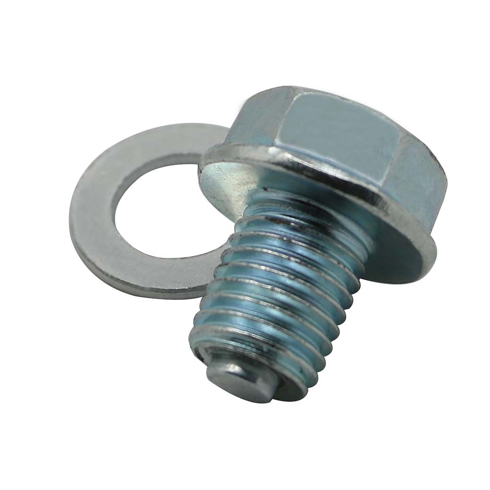 For Honda Engine Crankcase Magnetic Oil Drain Plug Bolt Replaces 92800-12000 US