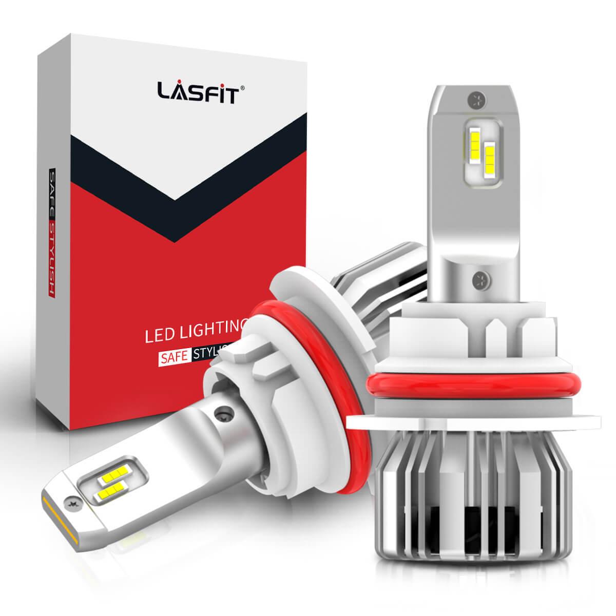 2x 9004 LED Headlight Bulbs Kit White 6000K HB1 Hi/Lo Beam Free Return LCplus
