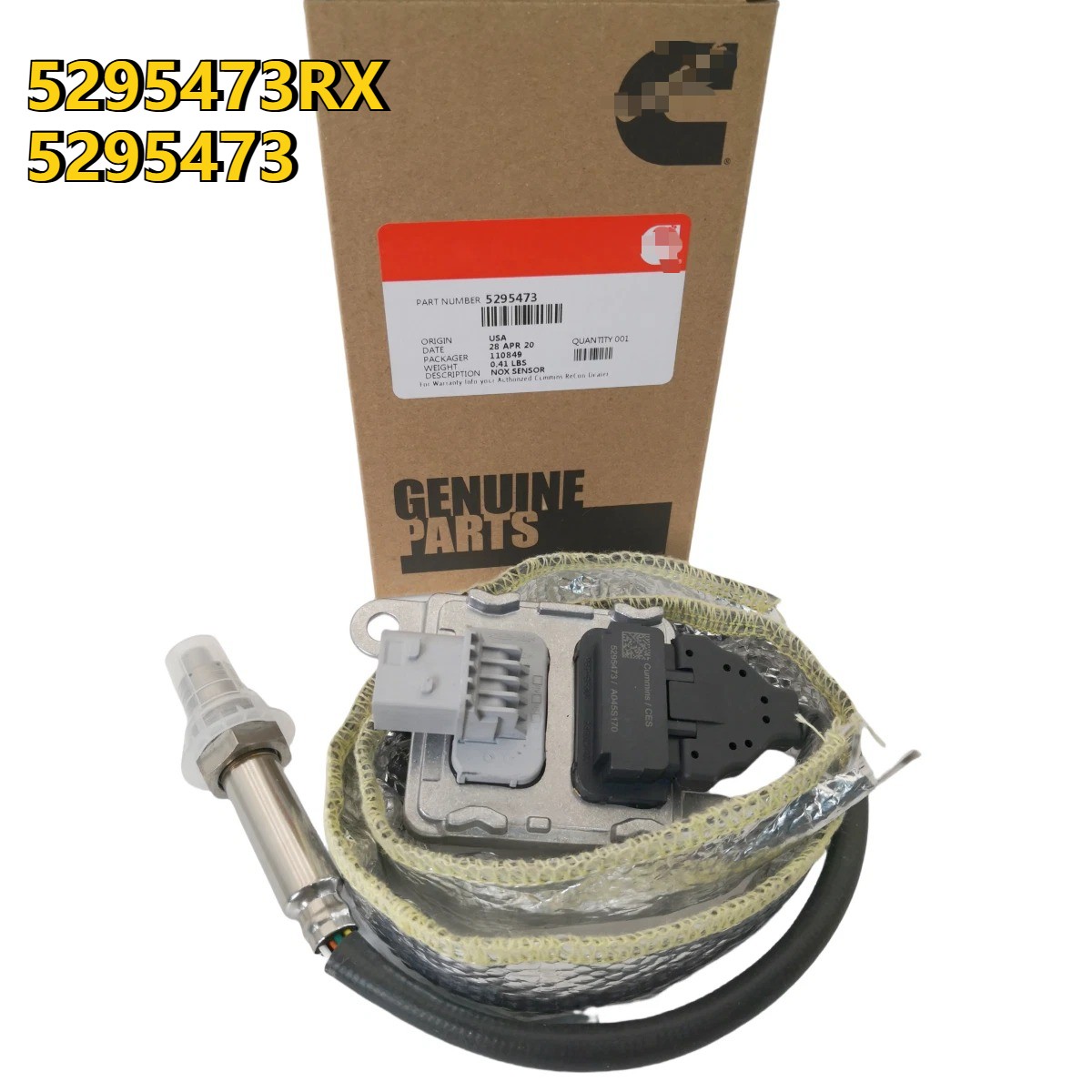 NOX Sensor Nitrogen Oxide Sensor For Cummins 5295473RX 5295473 Fast Shipping