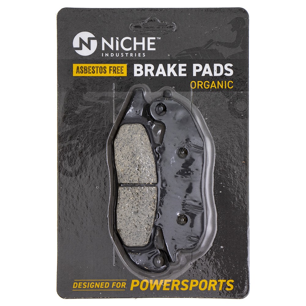 NICHE Brake Pad Set for Honda CRF250L CRF250RL 06451-KZZ-901 Front Rear Organic