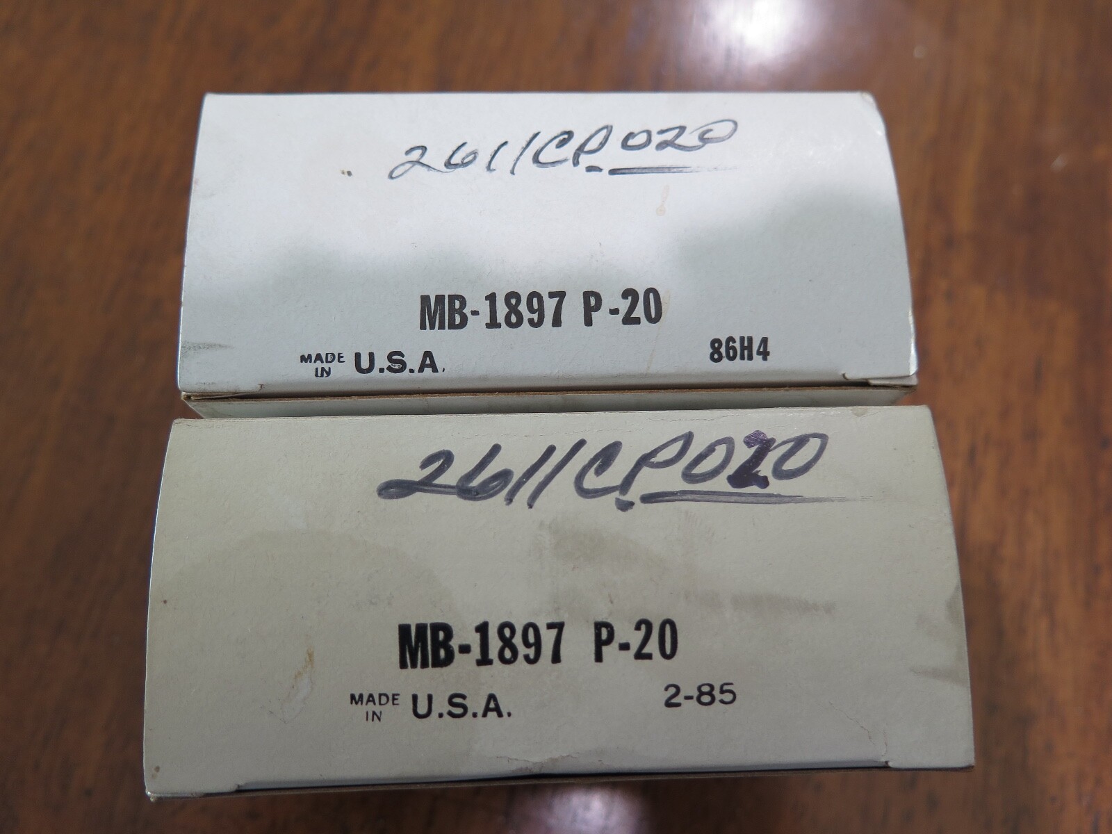 Sealed Power Engine Bearing MB1897 P-20 / 2611CP Lot of 2 (4D1-4)