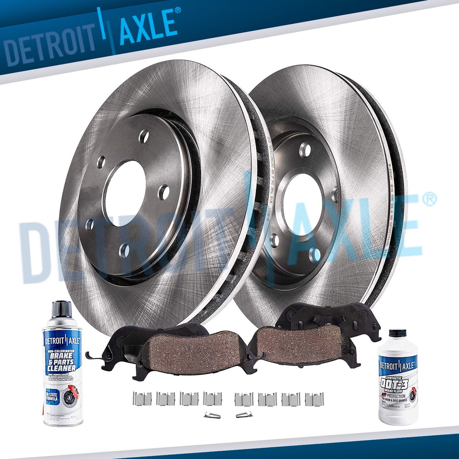 Front Brake Rotors +Ceramic Pads FORD EDGE MKX Disc Brakes & Pad set