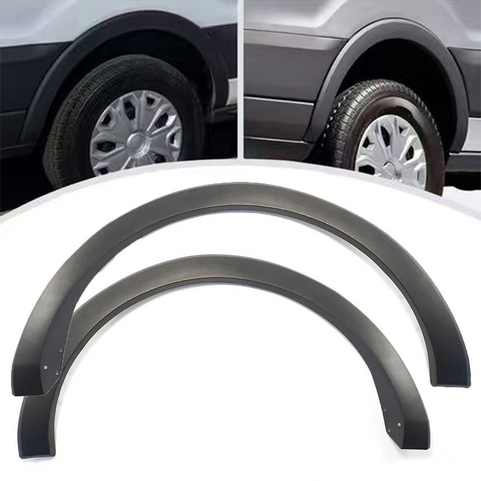 Rear Left+Right Fender Flare Molding Trim For Ford Transit 150 250 350 2015-2024