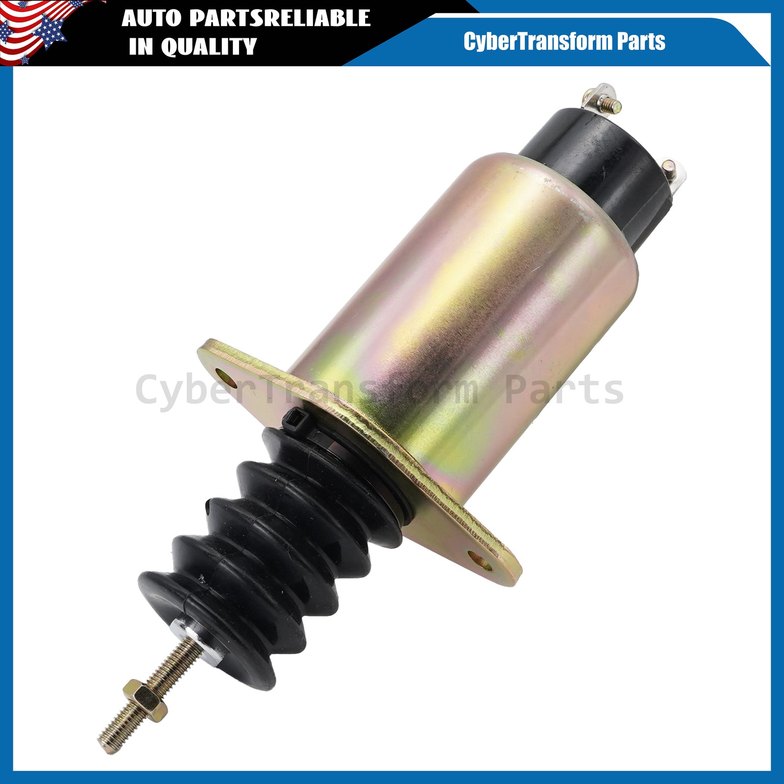 NEW For Woodward 2003 12S7U1B2A SA-4752-12 12V 3-Terminal Fuel Shutdown Solenoid