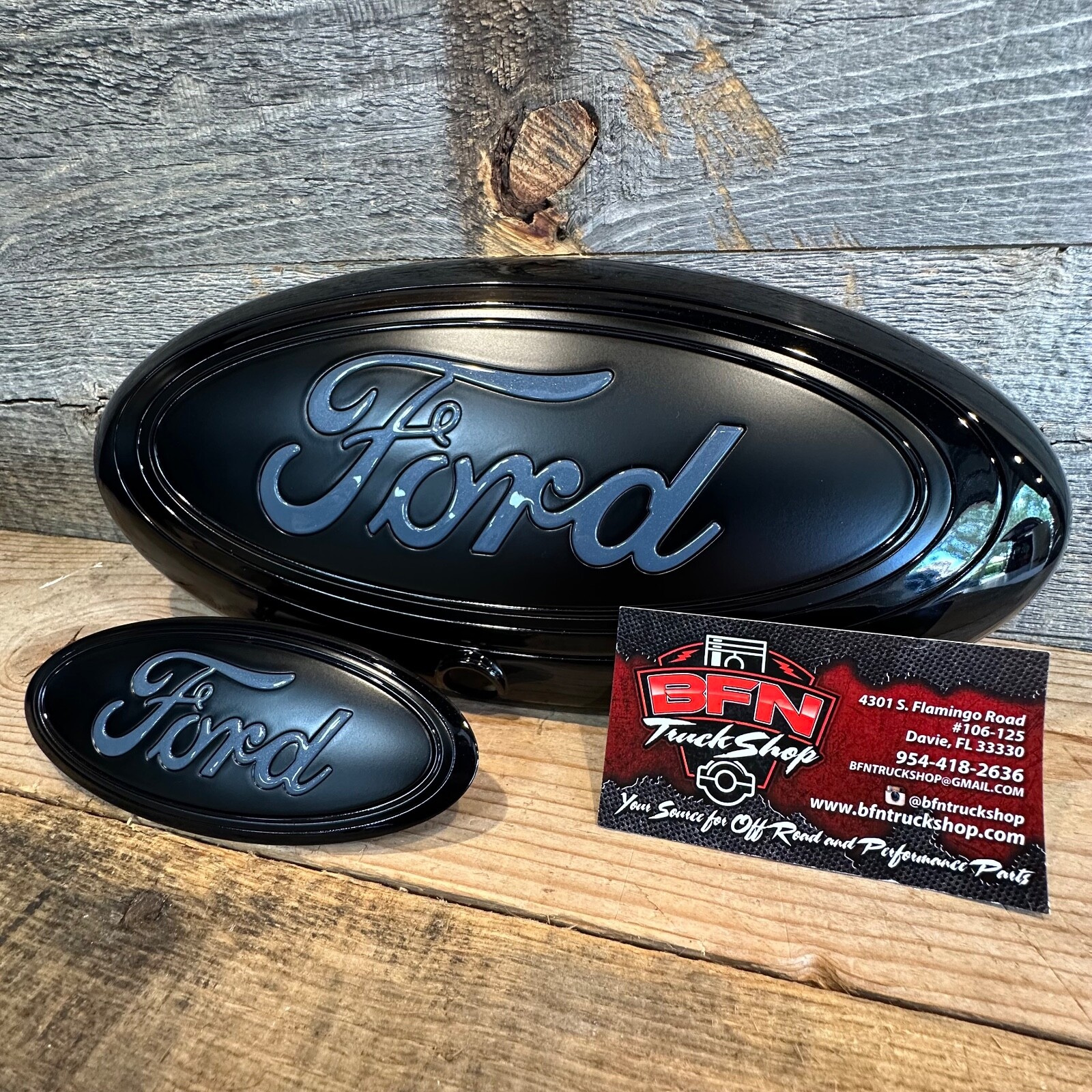 2023+ F250 F350 F450 Superduty Custom Painted Ford Front & Rear Emblem Oval Set