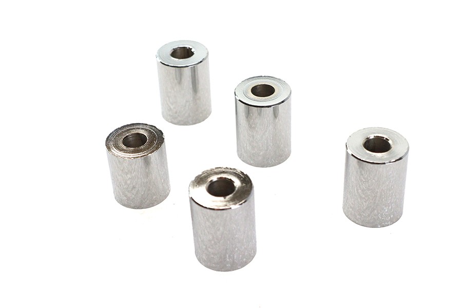 Chrome Spacers 5/16 inch x 3/4 inch x 1 inch for Harley-Davidson