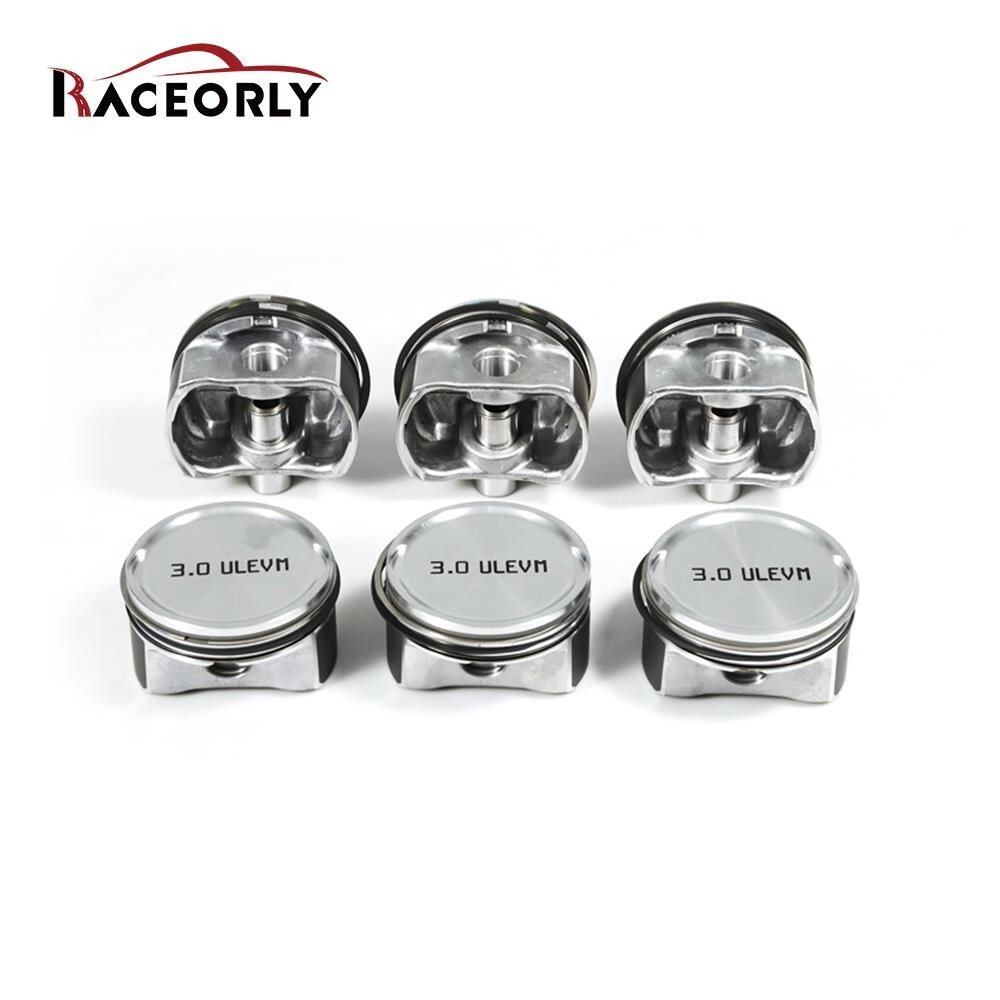 RACEORLY Pistons Rings Set STD For AUDI A4 A6 A8 c6 3.0 2002-2006 AVK BGN BBJ