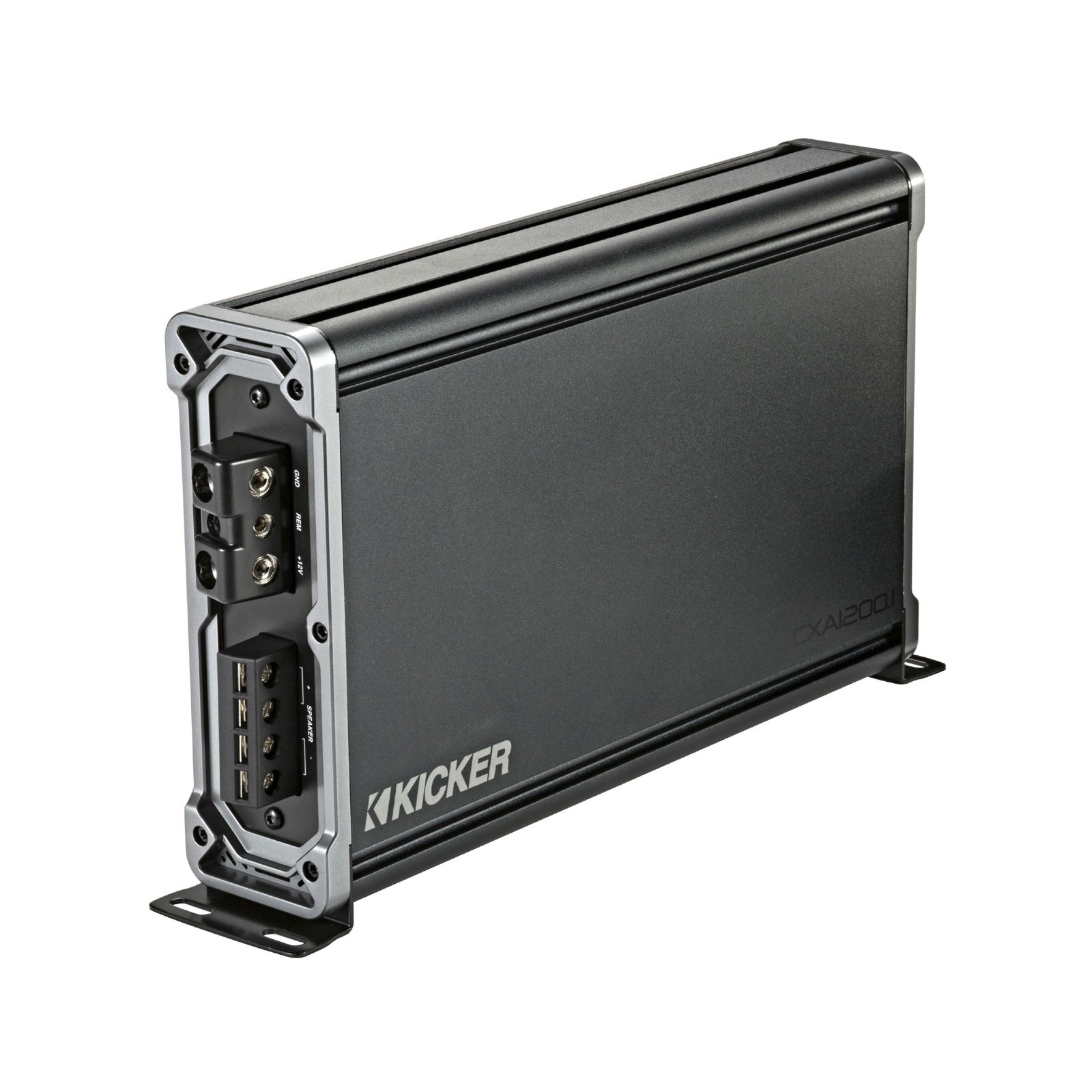 Kicker 48DCWR122 12″ 2000W Vented Dual Sub Box 46CXA12001 Amp & 0GA Kit