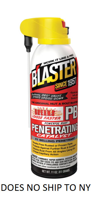 1 Pack PB Blaster Penetrating Oil Rusted Seized Bolts Lubricant Spray 11 oz.