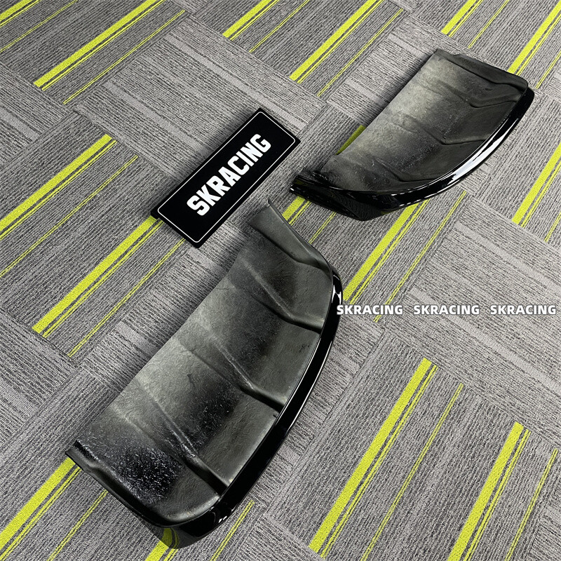 Fits For Ford Mustang Mach-E 2021-24 Black Rear Bumper Diffuser Lip Spoiler Kit