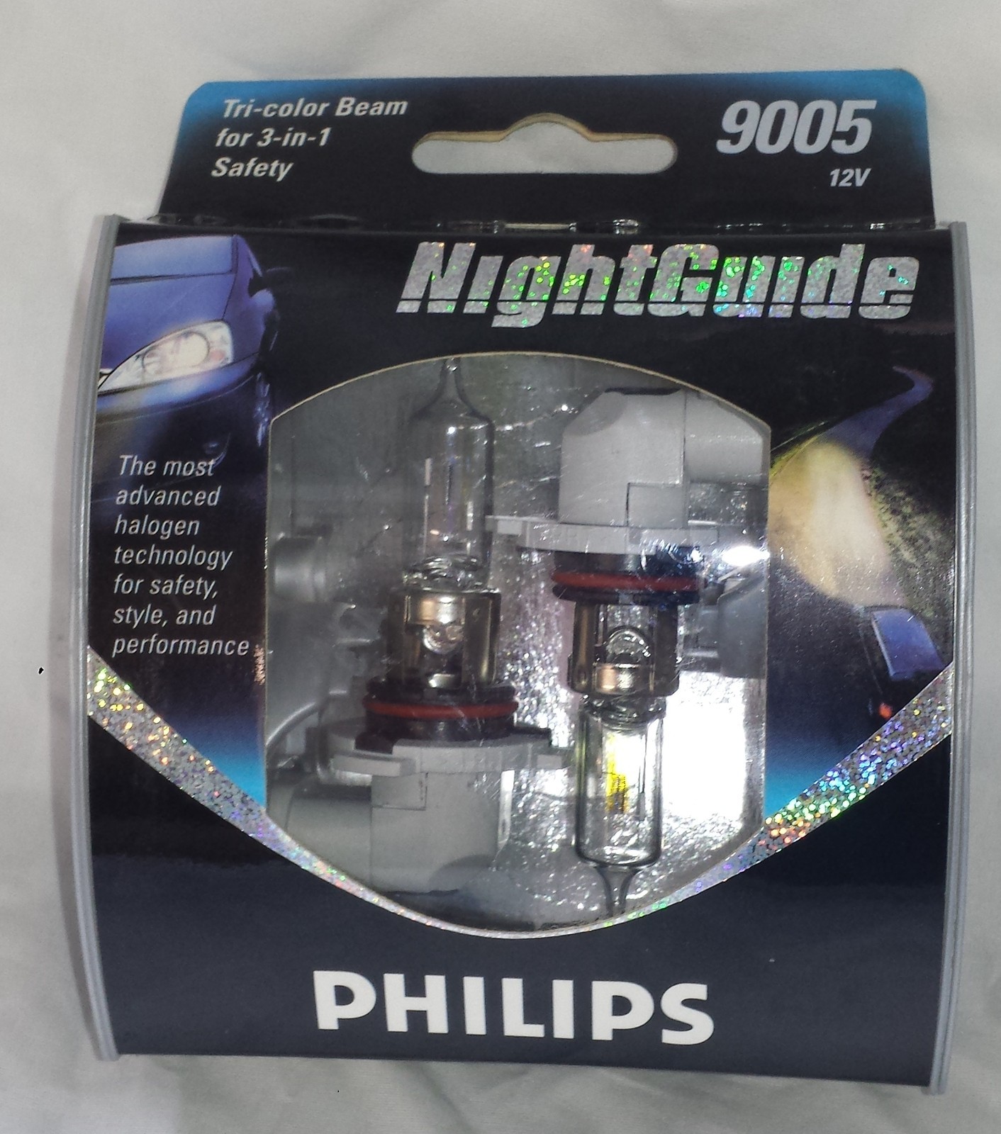 New Philips Nightguide Night Guide 9005 NGS2 12V 2 PACK