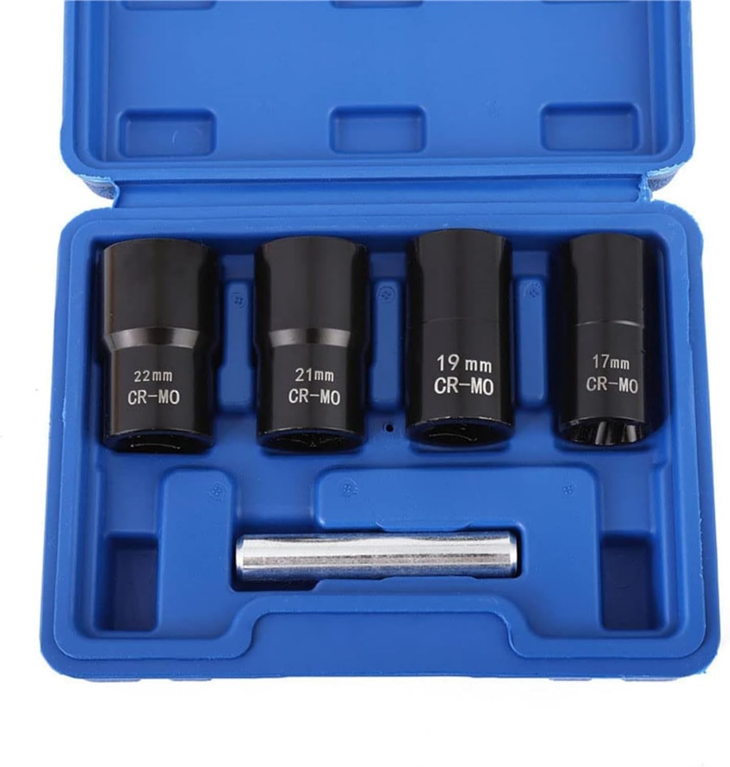 5Pcs 1/2”Twist Socket Drive Wheel Lug Nut Damaged Stripped Remover 17 19 21 22mm