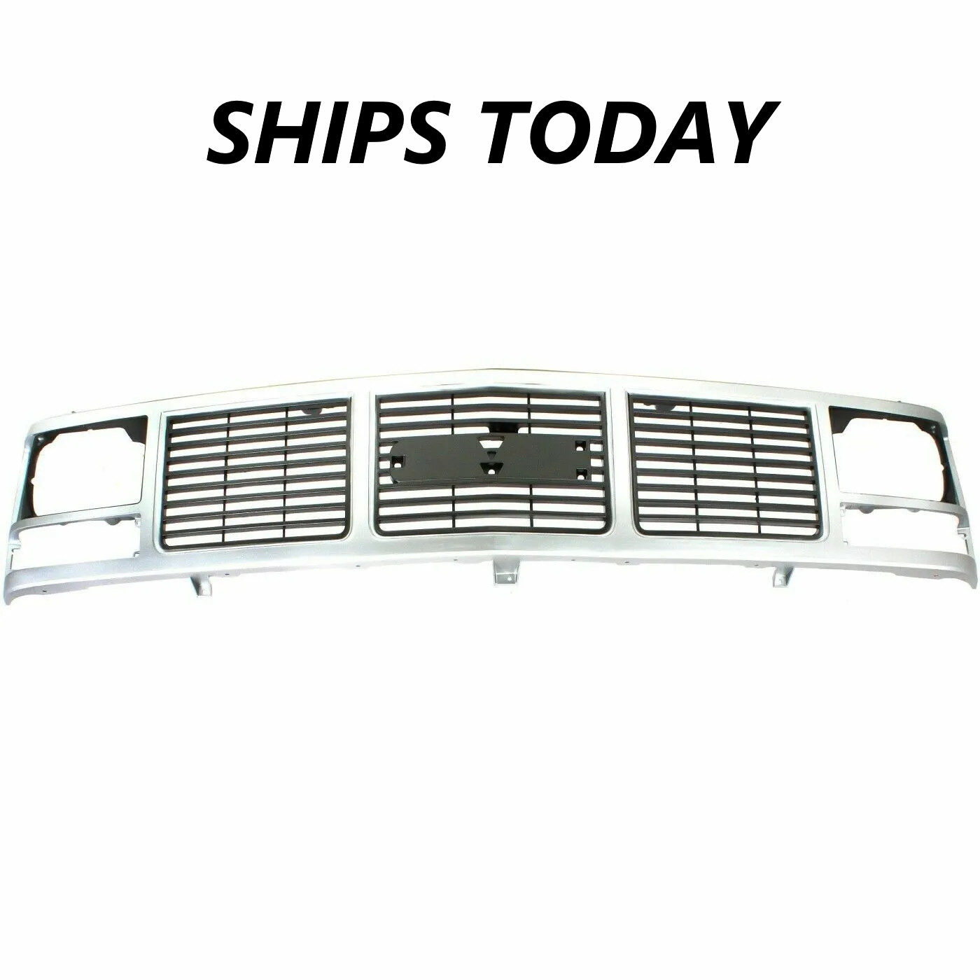 NEW Silver Grille For 1988-1993 GMC K1500 C1500 SHIPS TODAY