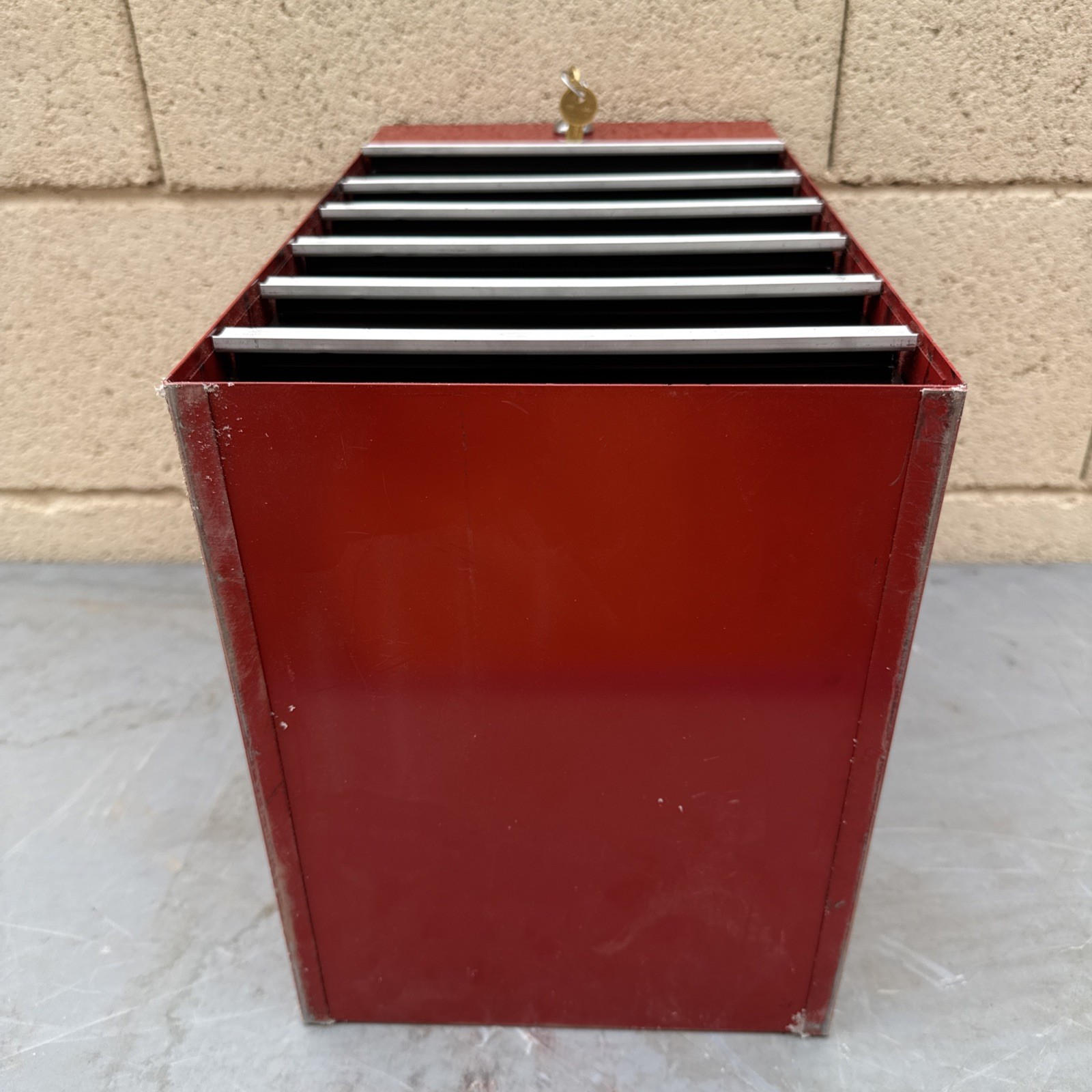 Craftsman USA Red 6 Drawer 15x12x9 Tool Caddy Side Hanging Tool Box Chest 65203