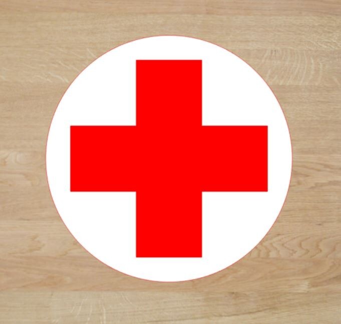First Aid Kit Sticker Decal Emergency Red Cross 1st Health Safety EMT Ambulance
