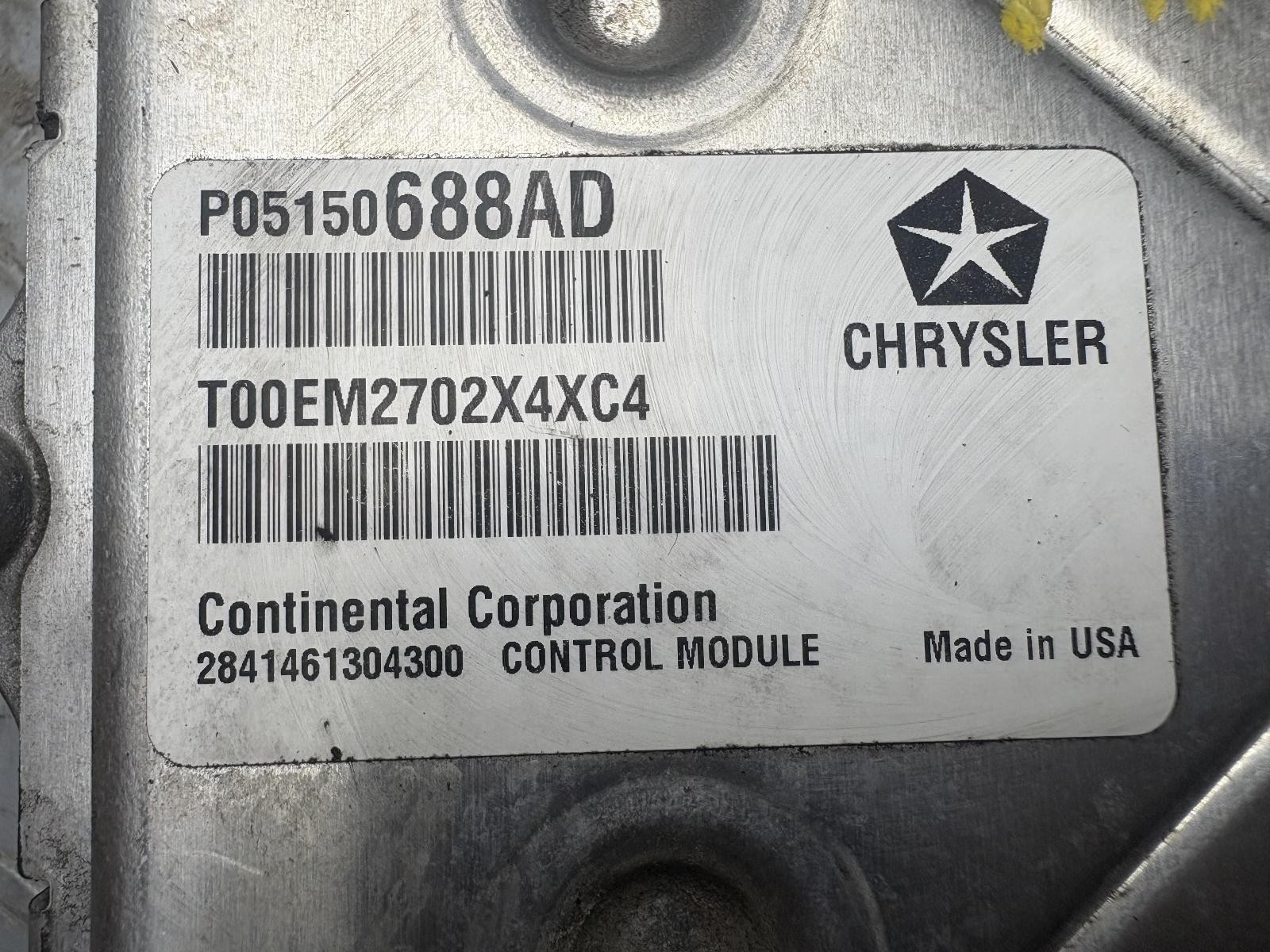 2013 Dodge Dart 2.0L Engine Electronic Control Module PART# P05150688AD